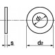 Anilha plana (Zincado) - DIN 125 - ISO 7089